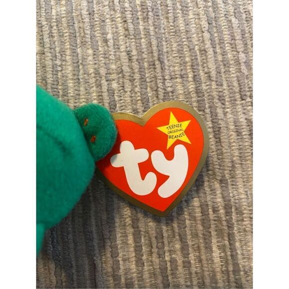 1997 1993 Erin The Bear Mini Regular Size Set Ty Beanie Baby Plush Collectible V - Picture 10 of 14